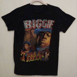 B.I.G. Notorious Biggie graphic It was only a dream tshirt Small